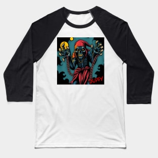 DUPPY - FULL COLOUR – FETERS AND LIMERS – CARIBBEAN FOLKLORE EVENT DJ GEAR Baseball T-Shirt